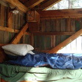Al's Camp sleeping set up.